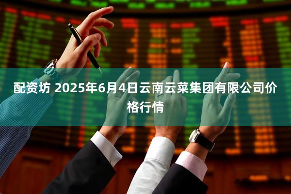 配资坊 2025年6月4日云南云菜集团有限公司价格行情