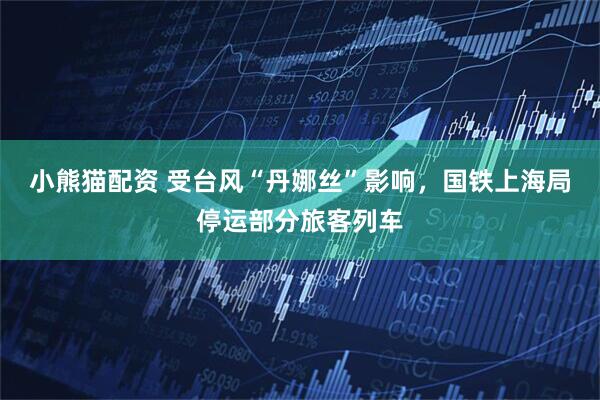 小熊猫配资 受台风“丹娜丝”影响，国铁上海局停运部分旅客列车