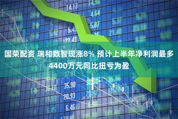 国荣配资 瑞和数智现涨8% 预计上半年净利润最多4400万元同比扭亏为盈